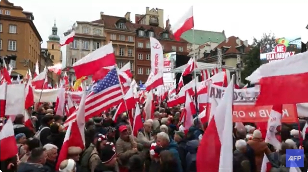 Протести во Варшава против илегалните мигранти во Полска - Либертас