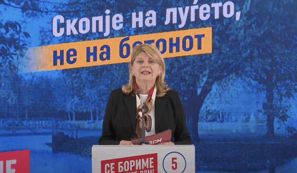 Шукова: Скопје мора да се врати на луѓето град по мерка на човекот, не на автомобилите - Press24