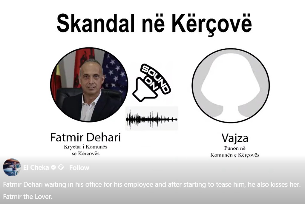Протекоа снимки од канцелариите во општина Кичево - градоначалникот Дехари во секс скандал пред избори - Press24