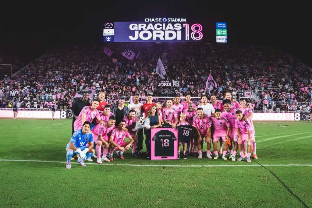 (Видео) Шоу во Мајами: Збогување за Жорди Алба и два гола на Меси - SportStation.mk